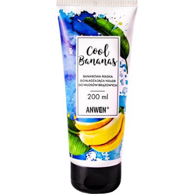 Anwen Cool Bananas maska ochładzająca kolor włosów brązowych 200 ml