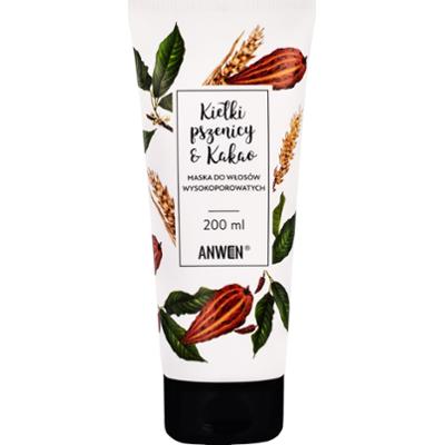 Anwen Maska Kiełki Pszenicy i Kakao regeneruje włosy wysokoporowate 200ml