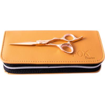 Fox Rose Gold Premium - stalowe nożyczki do strzyżenia włosów