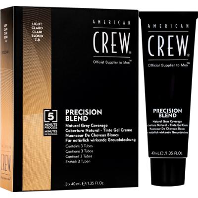 American Crew Precision Blend - odsiwiacz dla mężczyzn 3x40ml Light - jasny