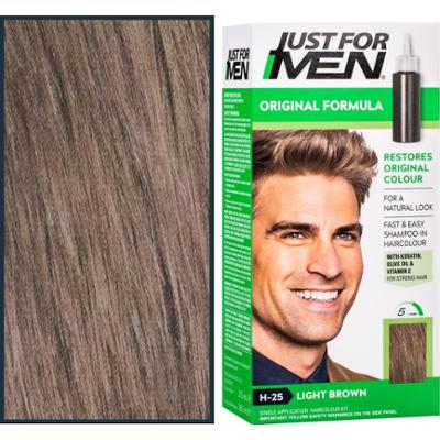 Just For Men - odsiwiacz do włosów dla mężczyzn, 66 ml H25 |  Jasny Brązowy