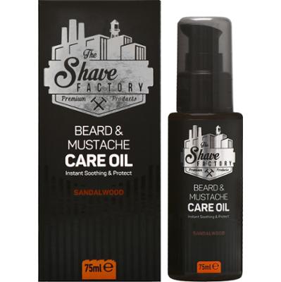 The Shave Factory Sandalwood Beard Oil - nawilżający olejek do brody, drzewo sandałowe, 75ml