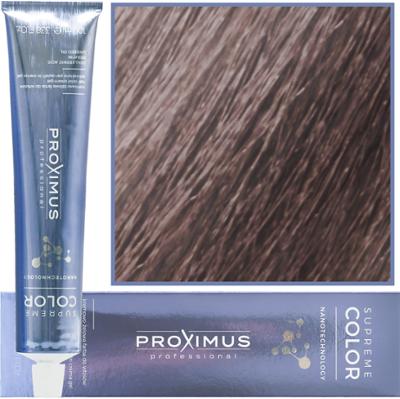 Proximus Supreme Color Nanotechnology – profesjonalna farba do włosów z kwasem hialuronowym, 100ml 11,71 | Super Rozjaśniający Piaskowo Popielaty Blond