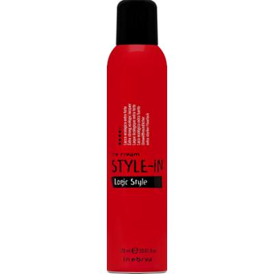 Inebrya Style-in Logic Style - szybkoschnący i bardzo mocny lakier do włosów, 320ml