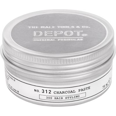 Depot No. 312 Charcoal Paste - plastyczna pasta z węglem drzewnym do stylizacji włosów, 75ml