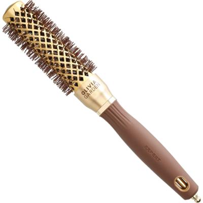 Olivia Garden Expert Blowout Shine Gold & Brown - szczotka do stylizacji włosów 25 mm