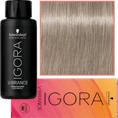 Schwarzkopf Professional Igora Vibrance – półtrwała farba do włosów bez amoniaku, 60ml 10-42 | Beżowy Popielaty Delikatny