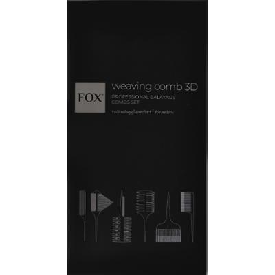 Fox Weaving Comb 3D - komplet grzebieni do balejażu, 6szt