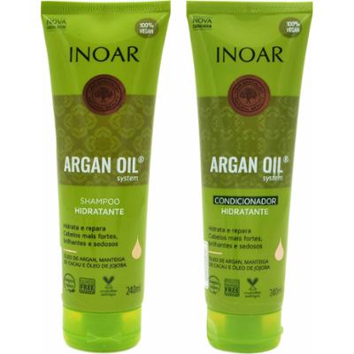 Inoar Argan Oil Duo Pack pielęgnacja włosów bez siarczanów 2x250ml