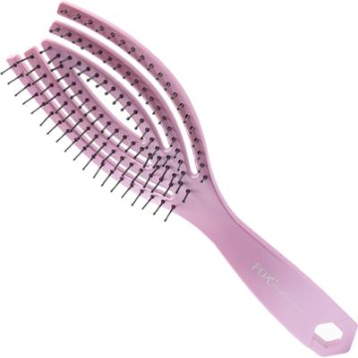 FOX kolor Nylon Rose Violet Mat- różowa szczotka do włosów z włókna nylonowego