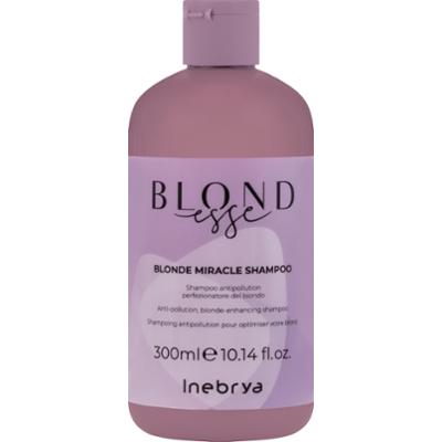 Inebrya Blondesse Miracle - szampon niwelujący żółte refleksy, 300ml