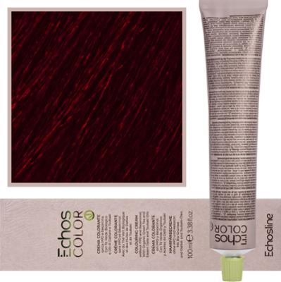 Echosline Echos Color Colouring Cream - wegańska farba do włosów, 100ml 5,66 | Intensywny Czerwony Jasny Kasztan