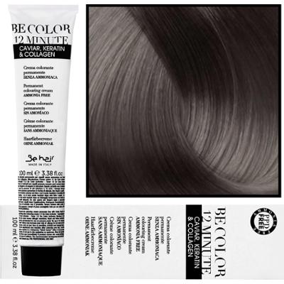 Be Hair Be Color 12 minute - farba do włosów bez amoniaku, 100ml 5,1 | Jasny Kasztanowy Popielaty