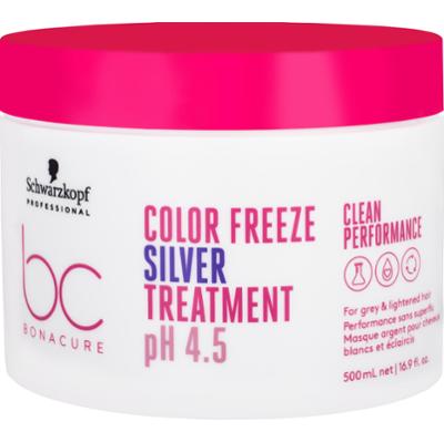Schwarzkopf BC Color Freeze Silver Treatment pH 4,5 - maska niwelująca żółte refleksy, 500ml