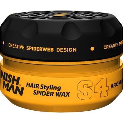 Nishman Spider Wax S4 Argan - włóknista pomada do włosów, 150ml