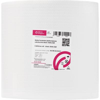 Eko-Higiena Celulozowa rolka fryzjerska jednorazowy ręcznik Basic Extra, 260x280mm