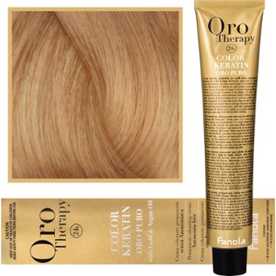 Fanola Oro Therapy - farba do włosów bez amoniaku, pełna paleta kolorów 9,3 | Bardzo Jasny Złoty Blond