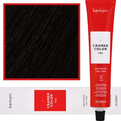 Kemon Cramer Color - kremowa farba do włosów z olejem kokosowym, 100ml 4,21 | Beżowy Popielaty Brąz