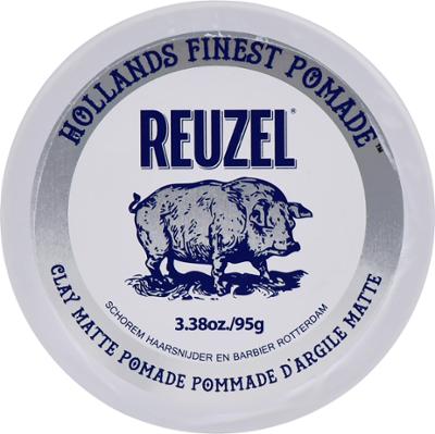 Reuzel Clay Matte Pomade – matująca pomada do włosów dla mężczyzn, 95g