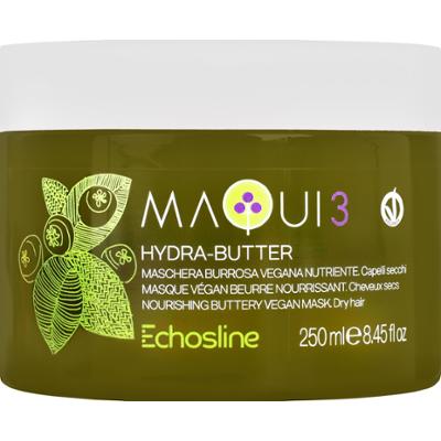 Echosline Maqui 3 Hydra-Butter - wegańska maska do włosów zniszczonych i suchych, 250ml