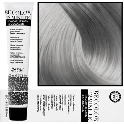 Be Hair Be Color 12 minute - farba do włosów bez amoniaku, 100ml 9,1 | Bardzo Jasny Blond Popielaty