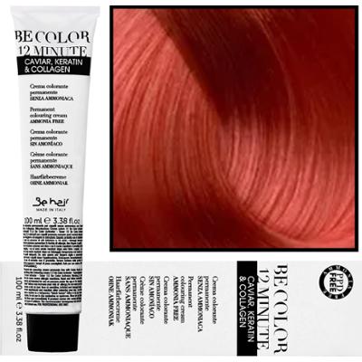 Be Hair Be Color 12 minute - farba do włosów bez amoniaku, 100ml 7,6 | Blond Czerwony