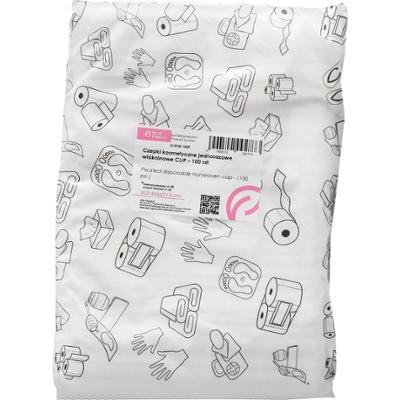 Eko-Higiena Czepki fryzjerskie jednorazowe włókninowe Clip, 100szt