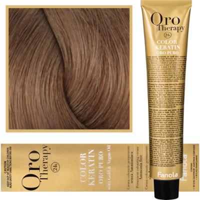 Fanola Oro Therapy - farba do włosów bez amoniaku, pełna paleta kolorów 8,14 | Gianduia