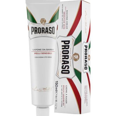 Proraso Sensitive Shaving Cream - krem do golenia skóry wrażliwej z ekstraktem z zielonej herbaty, 150ml