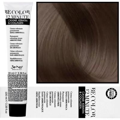 Be Hair Be Color 12 minute - farba do włosów bez amoniaku, 100ml 4,7 | Średni Kasztanowy Brązowy