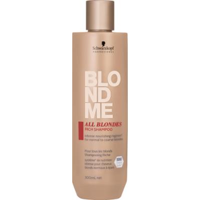 Schwarzkopf BlondMe All Blondes Rich Shampoo - szampon do włosów blond 300ml
