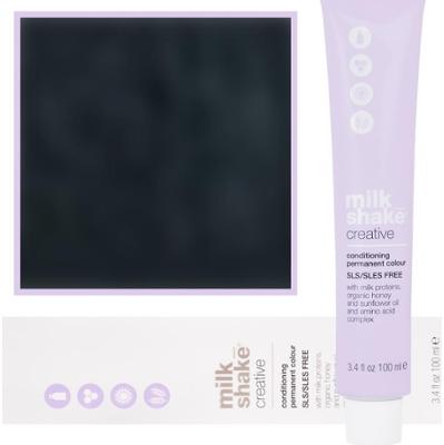 Milk Shake Creative - farba do włosów, pełna paleta kolorów, 100ml 1,0 | 1NN || Intensywny Czarny