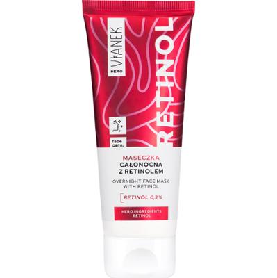 Vianek Hero Retinol Maska - regenerująca maska do twarzy na noc z retinolem 0,3%, 75ml