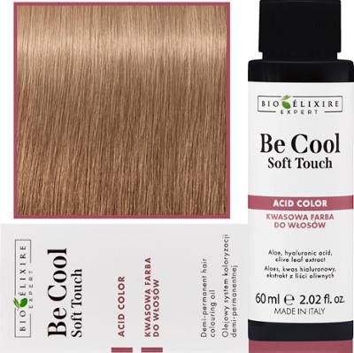 Bioelixire Be Cool Soft Touch - wegańska farba do włosów o kwasowej formule, 60ml 9.04 | Bardzo Jasny Miedziany Naturalny Blond