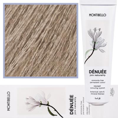 Montibello Denuee - naturalna wegańska farba do włosów bez amoniaku, 60ml 10,1 | Popielaty Platynowy Blond