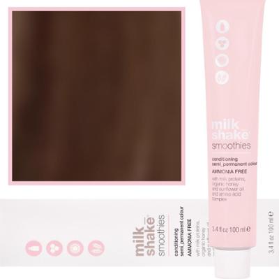 Milk Shake Smoothie Semi-Perm - farba do włosów bez amoniaku, paleta kolorów, 100ml 4,41 | 4CA || Średni Miedzialny Popielaty Brąz