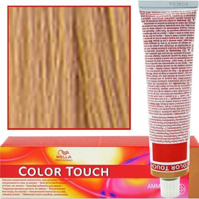Wella Color Touch - profesjonalna farba do włosów bez amoniaku, 60 ml 9/01 Popielaty Rozświetlony Blond