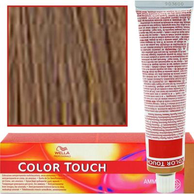 Wella Color Touch - profesjonalna farba do włosów bez amoniaku, 60 ml 7/3 Orzech Laskowy