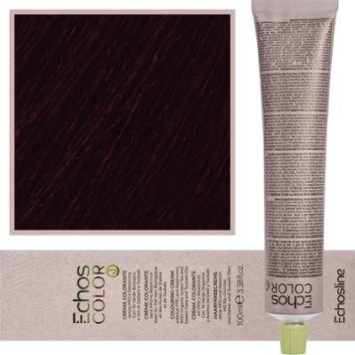 Echosline Echos Color Colouring Cream - wegańska farba do włosów, 100ml 4,55 | Mahoniowy Średni Kasztan
