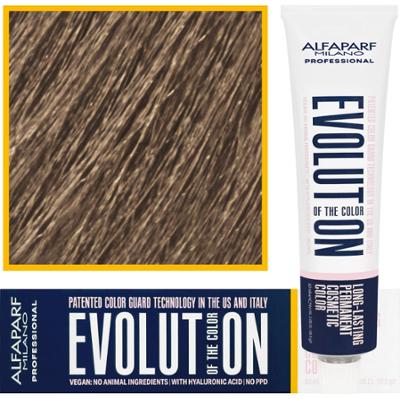 Alfaparf Evolution - wegańska farba do koloryzacji włosów, 60ml 8,31 | Jasny Złocisty Popielaty Blond