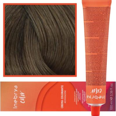 Inebrya Color - farba krem koloryzujący do włosów, 100ml 7/8 | Matowy Blond