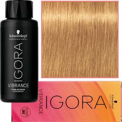 Schwarzkopf Professional Igora Vibrance – półtrwała farba do włosów bez amoniaku, 60ml 9-55 | Ekstra Jasny Blond Złoty Ekstra