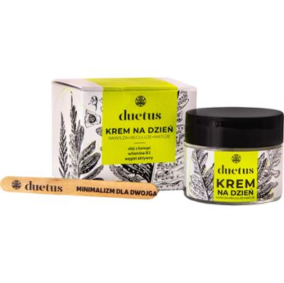 Duetus nawilżający matujący krem do twarzy na dzień 50 ml