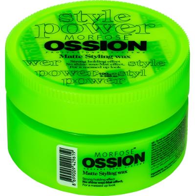 Morfose Ossion Matte Styling Wax – mocny, matowy wosk do stylizacji włosów, 100ml