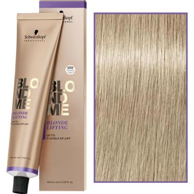 Schwarzkopf BlondMe Lifting - farba rozjaśniająca do włosów blond, 60 ml Ash | Popielaty