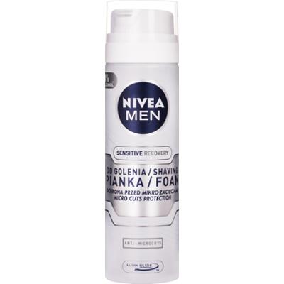 Nivea Men Sensitive Recovery – regenerująca pianka do golenia dla mężczyzn 200 ml