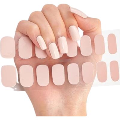 Deni Carte Naklejki Żelowe - naklejki na paznokcie utwardzane UV/LED, różne kolory Light Nude | Jasny Cielisty