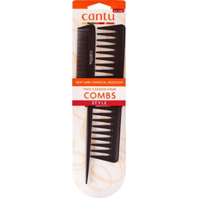 Cantu Two Carbon Fiber Combs - zestaw karbonowych grzebieni do włosów