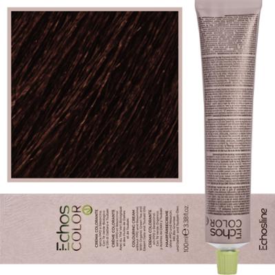 Echosline Echos Color Colouring Cream - wegańska farba do włosów, 100ml 7,72 | Ciepły Brązowy Średni Blond