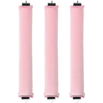DeniCarte Wałki do kręcenia włosów, papiloty do loków i fal, różowe, 3szt